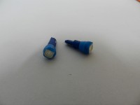 Lâmpada T5LED 12v/1,2 W _ azul (2 unidades)