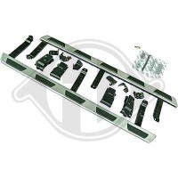 Estribos laterais inox para Audi Q7 2010-2016