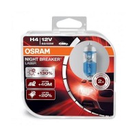 Lâmpada H4  Osram Night Breaker Laser 12v/ 55 W  (2 peças)