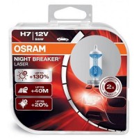 H7 Lâmpada Osram Night Breaker Laser 12v/ 55 W (2 peças)