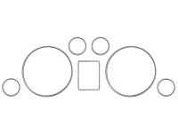 Aros dos manometros Audi A3 / A4 B5 / A6