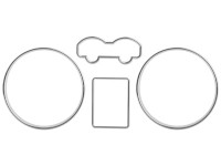 Aros dos manometros VW Golf IV / Bora
