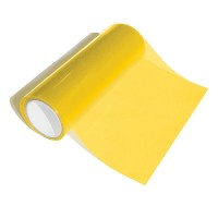 Rolo de Pelicula para faróis, farolins cor amarela 1m x 0,30m