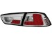 LED tail lights Mitsubishi Lancer 08+ chrome