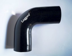 Tubo em silicone curva 90º diametro bocal 57mm